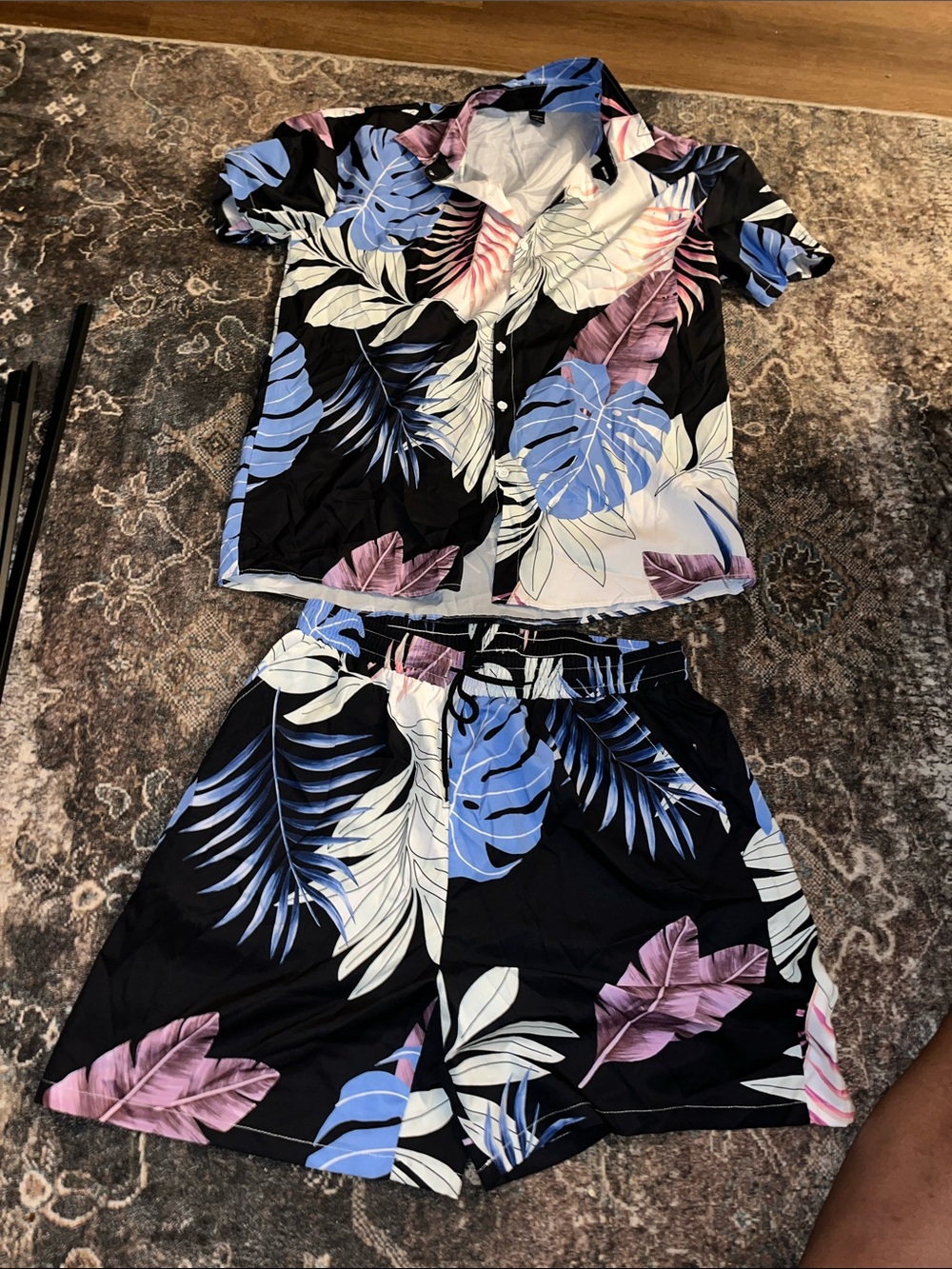 Mens 2 piece short set